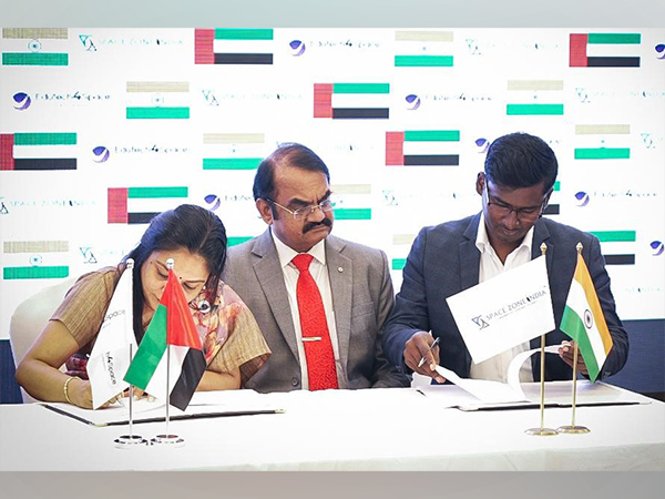  Space Zone India plans 2026 commercial rocket launch with Cube Satellite for Edutech4Space, sealing the deal at DoubleTree By Hilton, Al Jaddaf, Dubai