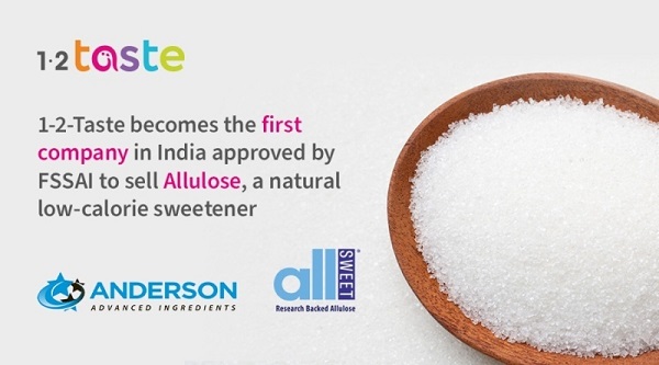  1-2-Taste Becomes First Company in India Approved by FSSAI to Sell Allulose, a Natural Low-Calorie Sweetener