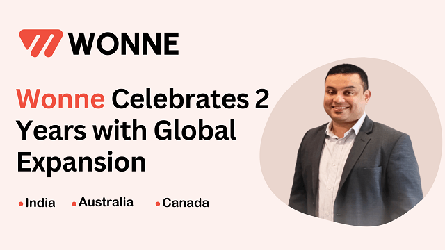  Wonne Celebrates 2nd Anniversary, Expands Operations to Canada and Australia