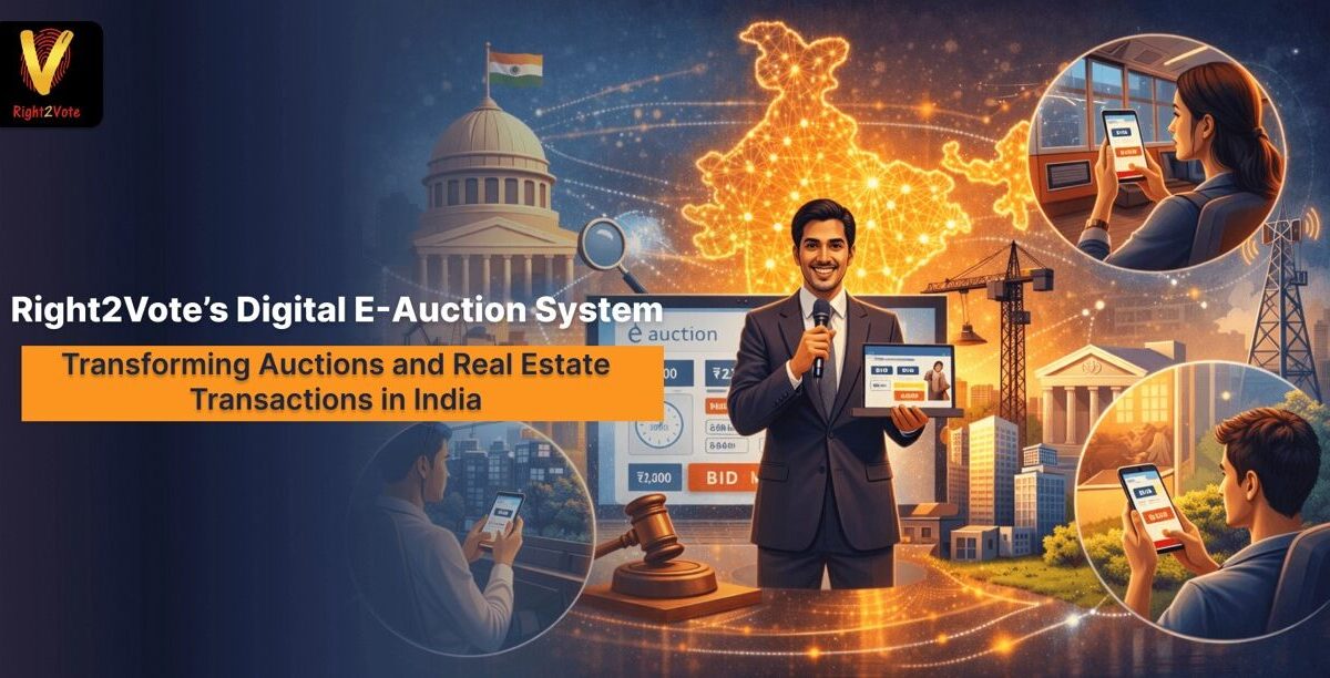 Right2Vote’s Digital E-Auction System Is Transforming Auctions and Real Estate Transactions in India